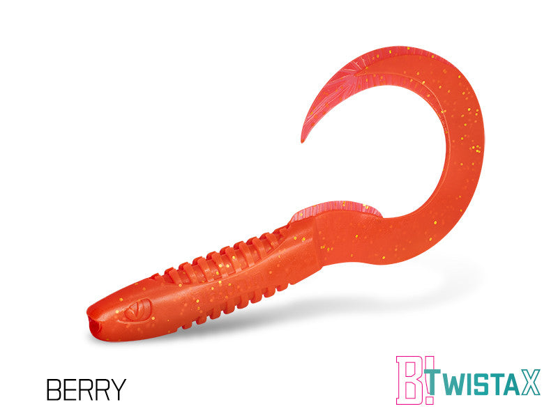 Twistax Eeltail  BERRY 6 Cm   5 stuks
