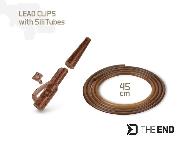 LEADCLIPS met siliconentube  7 x 45 Cm