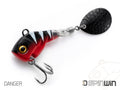 SpinWIN vibrerend kunstaas   DANGER 7,5 Gr.