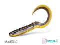 Twistax Eeltail  MUDGOLD  6 Cm 5 stuks