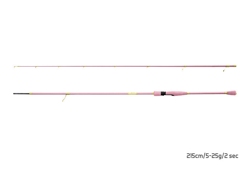 Delphin Queen spinhengel 215 Cm 5/25 Gr.   Pink and Gold